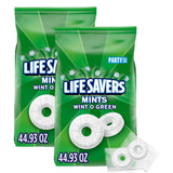 LIFE SAVERS Wint-O-Green Mints – Study-Break Reward for Students and Remote Workers, Long-Lasting Hard Candy, 44.93 oz
