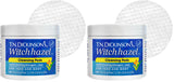 T.N. Dickinson's Witch Hazel Pads – Camping Skincare Essential, Rinse-Free 60 Count