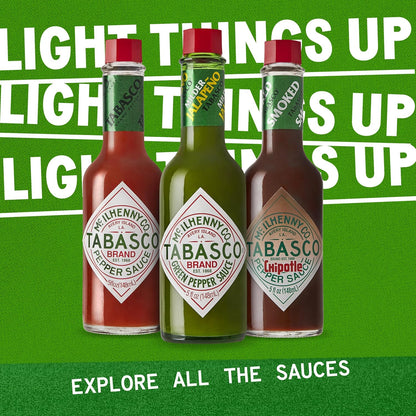 Tabasco Green Jalapeño Sauce – Valentine's Day Gift for the Hot Sauce Obsessed Partner, 2 oz Travel Size