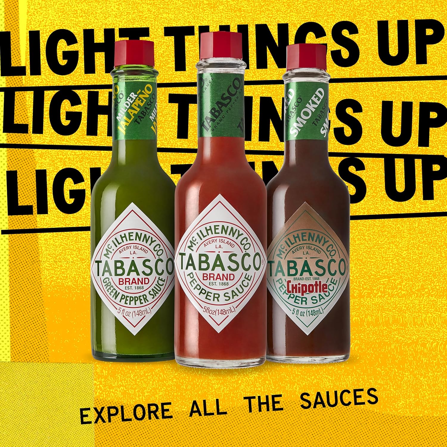 TABASCO Habanero Sauce, 5 Fl Oz Glass Bottle, Jamaican-Style Hot Sauce for Backyard Grilling, Wings, and Shrimp Kabobs