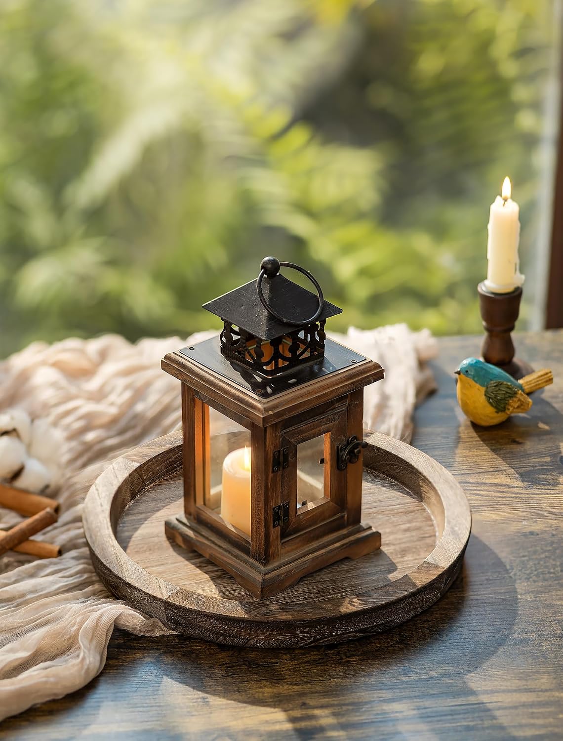 tabletop-mount design sized for coffee tables, vanities, nightstands, and entryway consoles