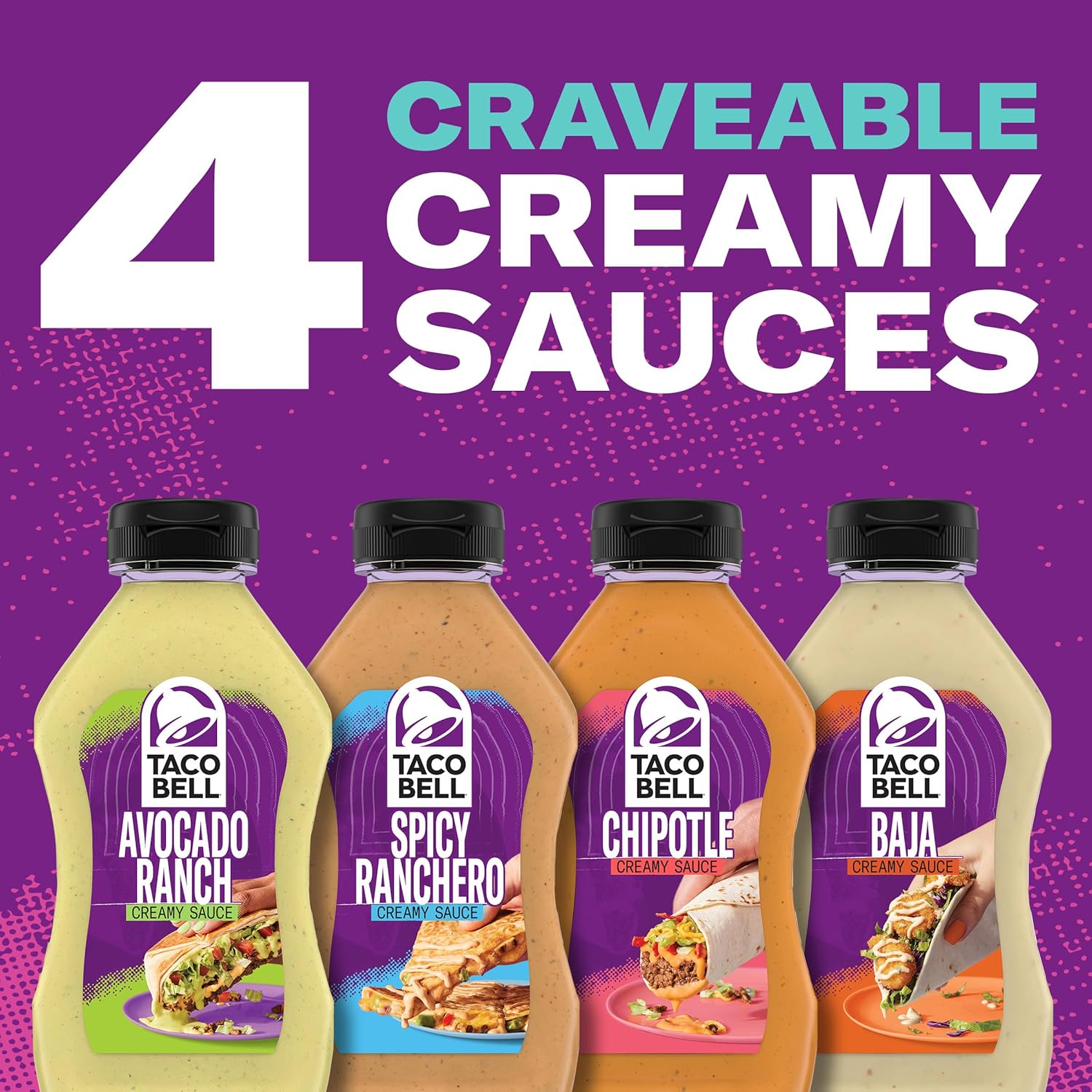 Taco Bell Creamy Chipotle Sauce – Quick Lunch Upgrade for Home Office Sandwiches, Wraps, and Meal Bowls