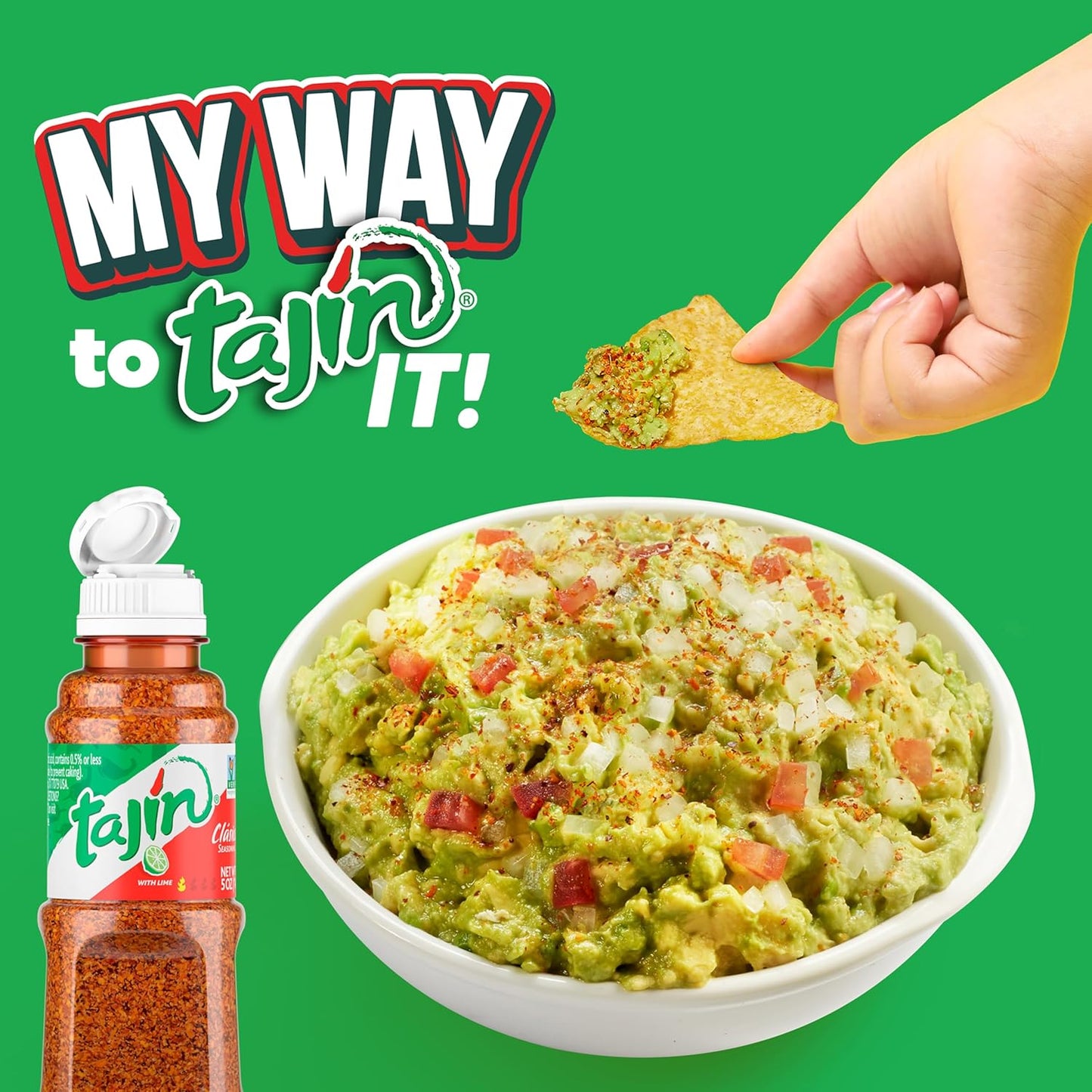 Tajín Clásico Chili Lime Seasoning – Portable Spice for Backyard Grilling and Patio Parties
