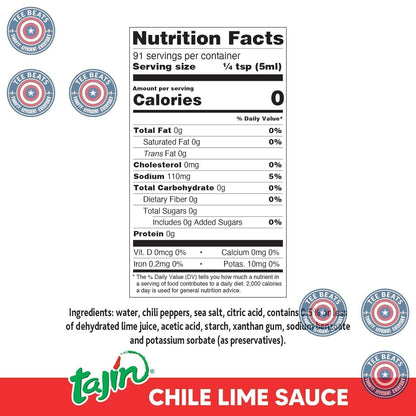Tajin Fruity Chamoy and Chile Lime Sauce Bundle – Mexican-Inspired Housewarming Gift for Foodie Hosts, 15.38oz Duo Set