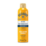 Gold Bond No Mess Talc-Free Body Powder Spray 7 oz – Single-Can Triple Action Replacement for Cluttered Bathroom Counters