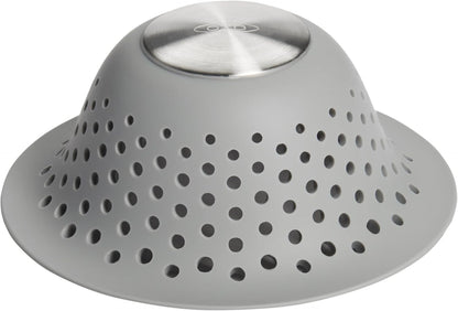 tall domed silicone profile that fits 4.5-inch flat and pop-up drains
