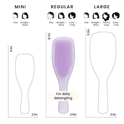 Tangle Teezer Fine Ultimate Detangler Brush – Patio Hair Touch-Up Brush in Sweet Cinnamon, Travel-Ready Detangling