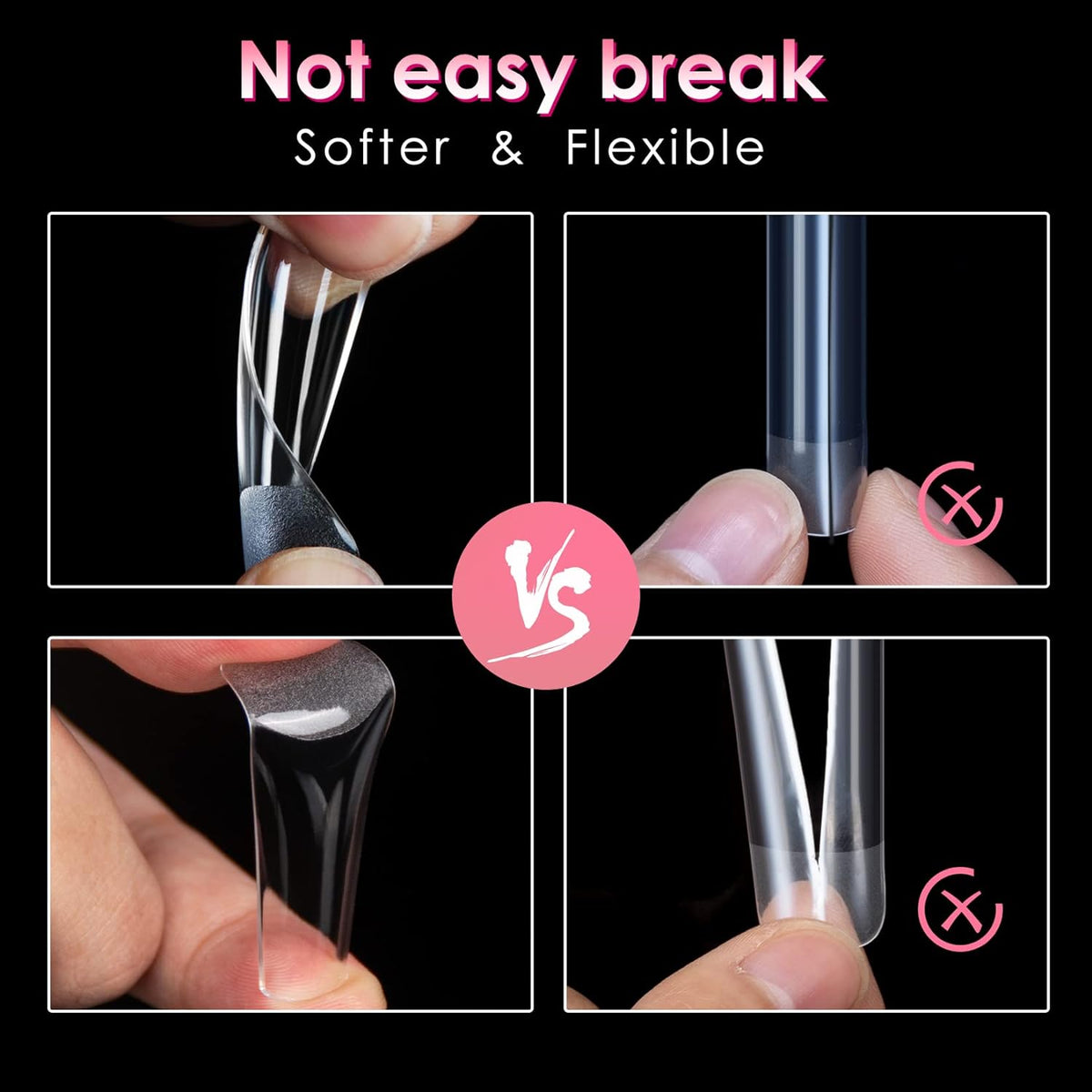 tapered square (coffin-style) shape aligned with modern nail trends