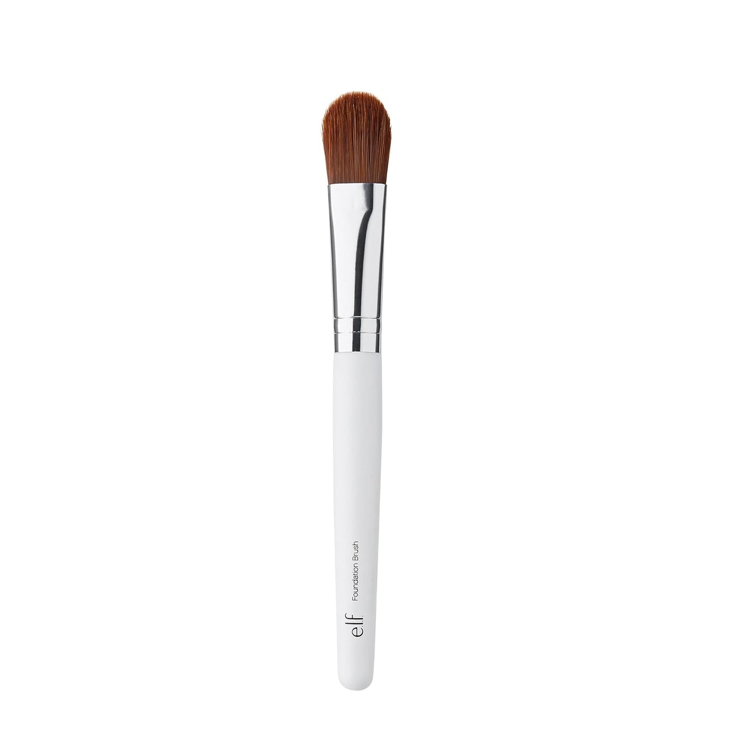 tapered synthetic nylon bristles engineered to contour facial curves and blur pores