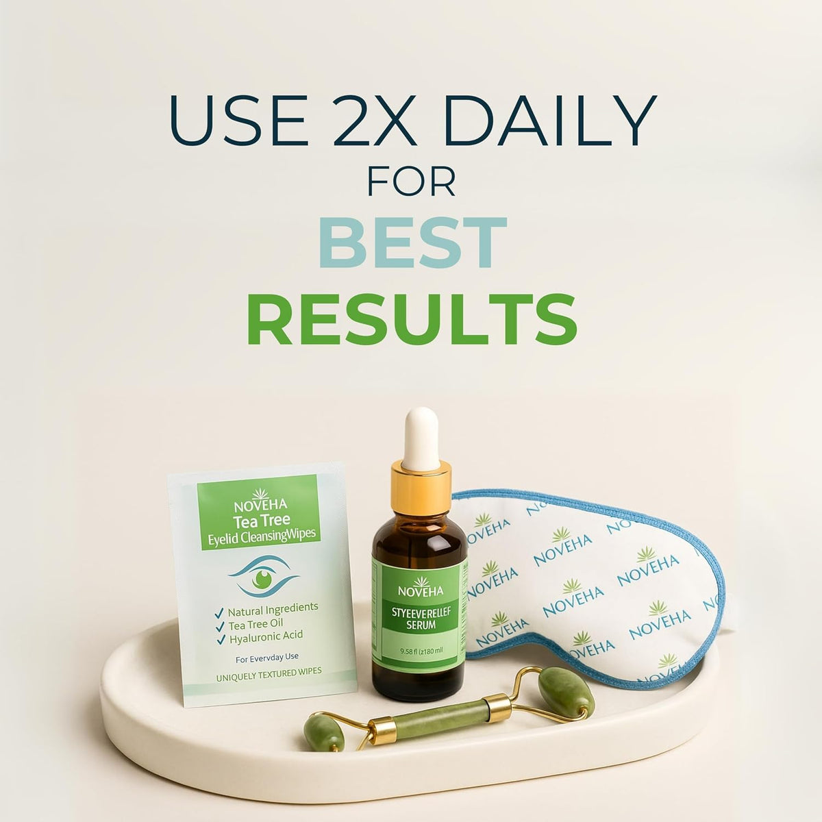 targeted for eyes and face, formulated for dry skin types
