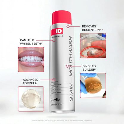 targets soft tissue areas including tongue, cheeks, and gumline that brushing misses