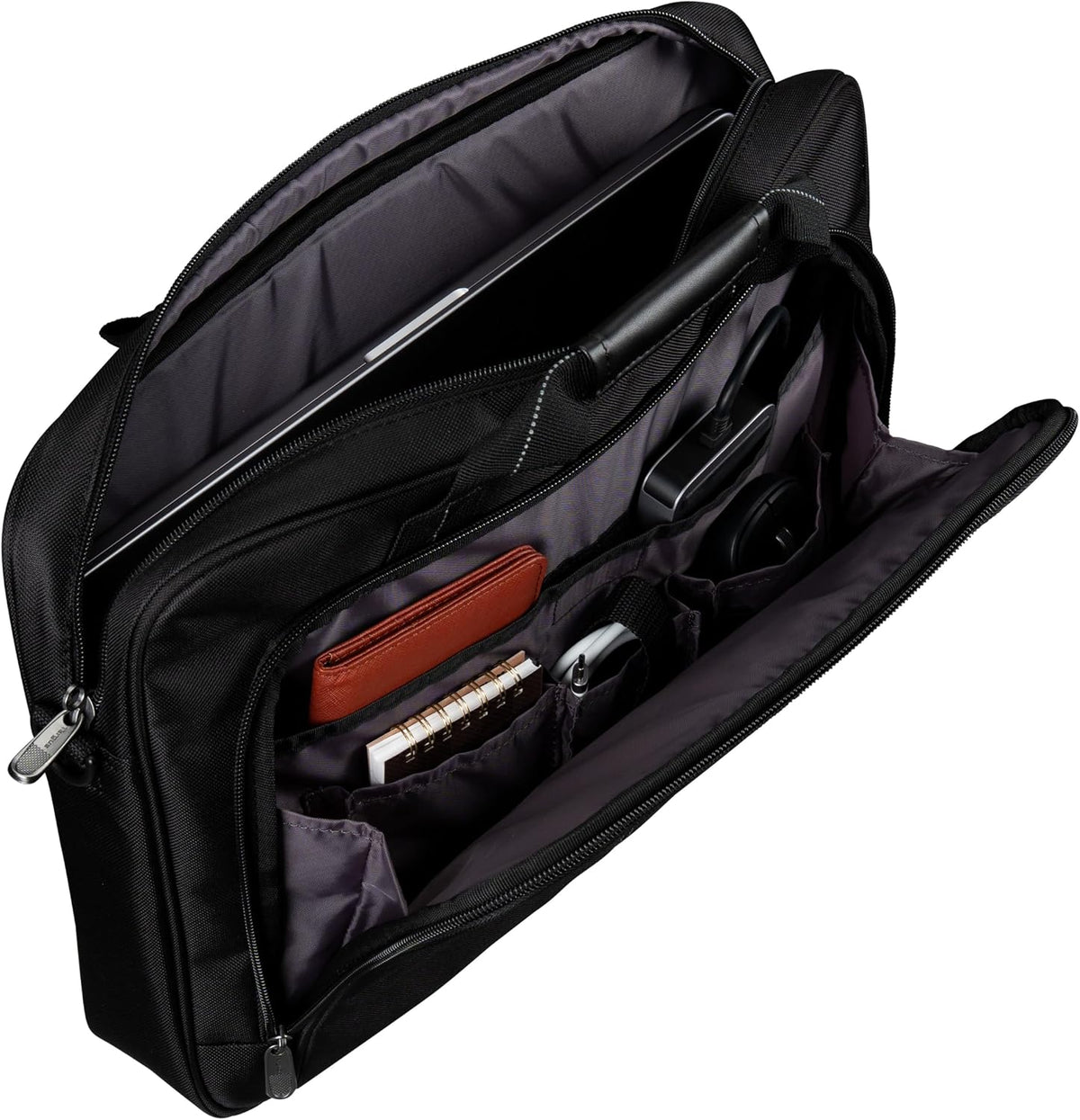 Targus Padded Laptop Briefcase – 17 Liter Work Bag for College Students Carrying a 16 Inch Laptop to Class and Library