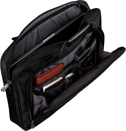 Targus Padded Laptop Briefcase – 17 Liter Work Bag for College Students Carrying a 16 Inch Laptop to Class and Library
