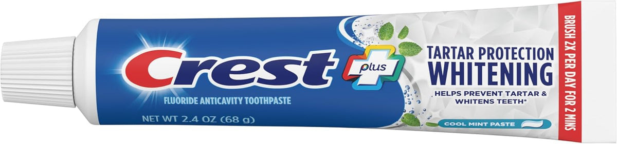 tartar blocker technology that helps prevent buildup on teeth and exposed roots