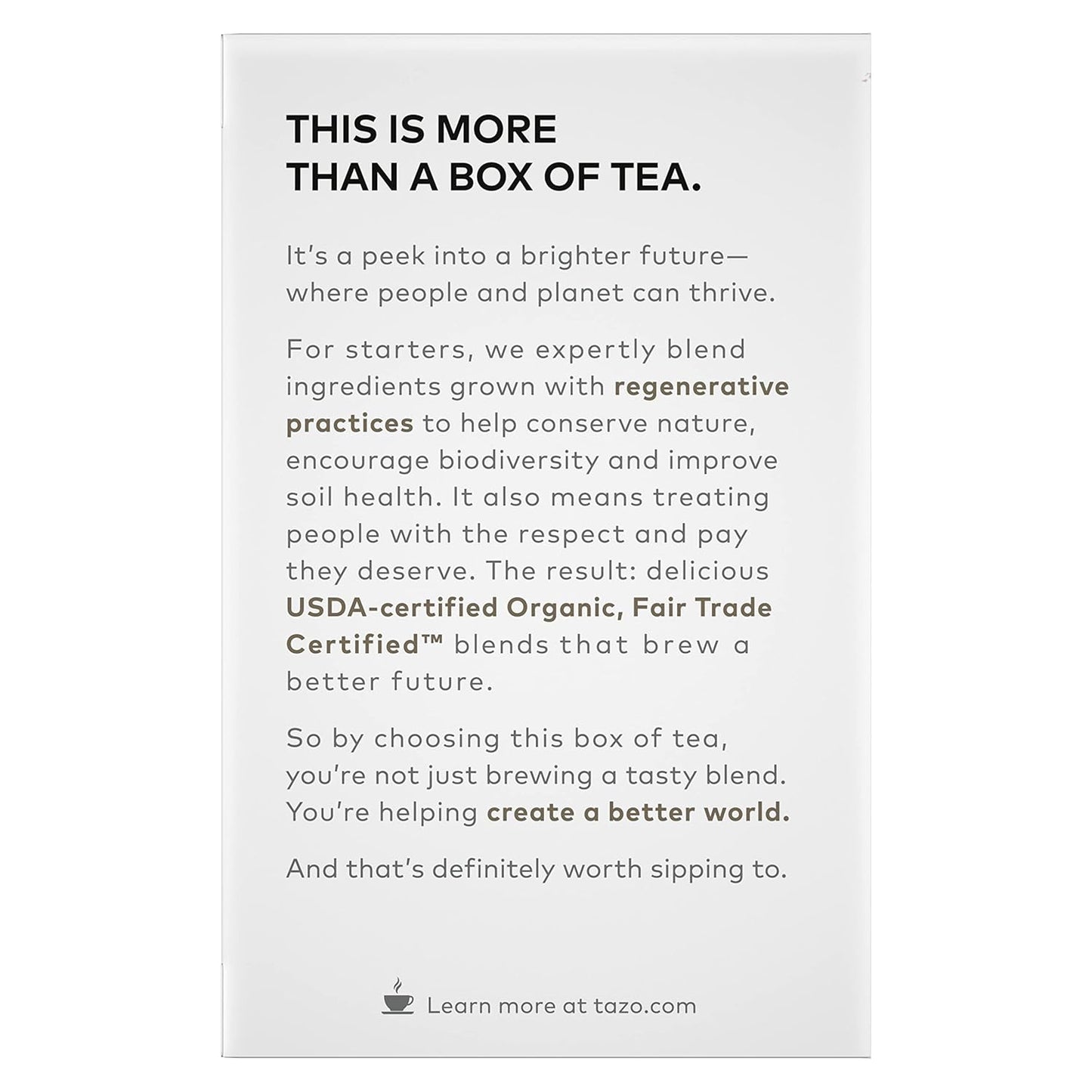 Tazo Organic Awake English Breakfast Black Tea – Thoughtful Black Tea Gift for Tea Enthusiasts