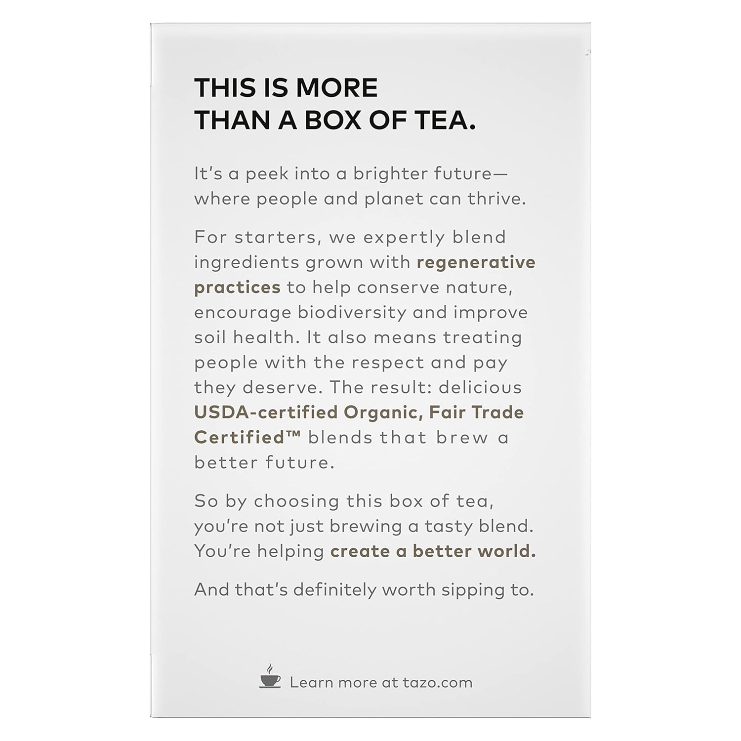 Tazo Organic Awake English Breakfast Black Tea – Thoughtful Black Tea Gift for Tea Enthusiasts