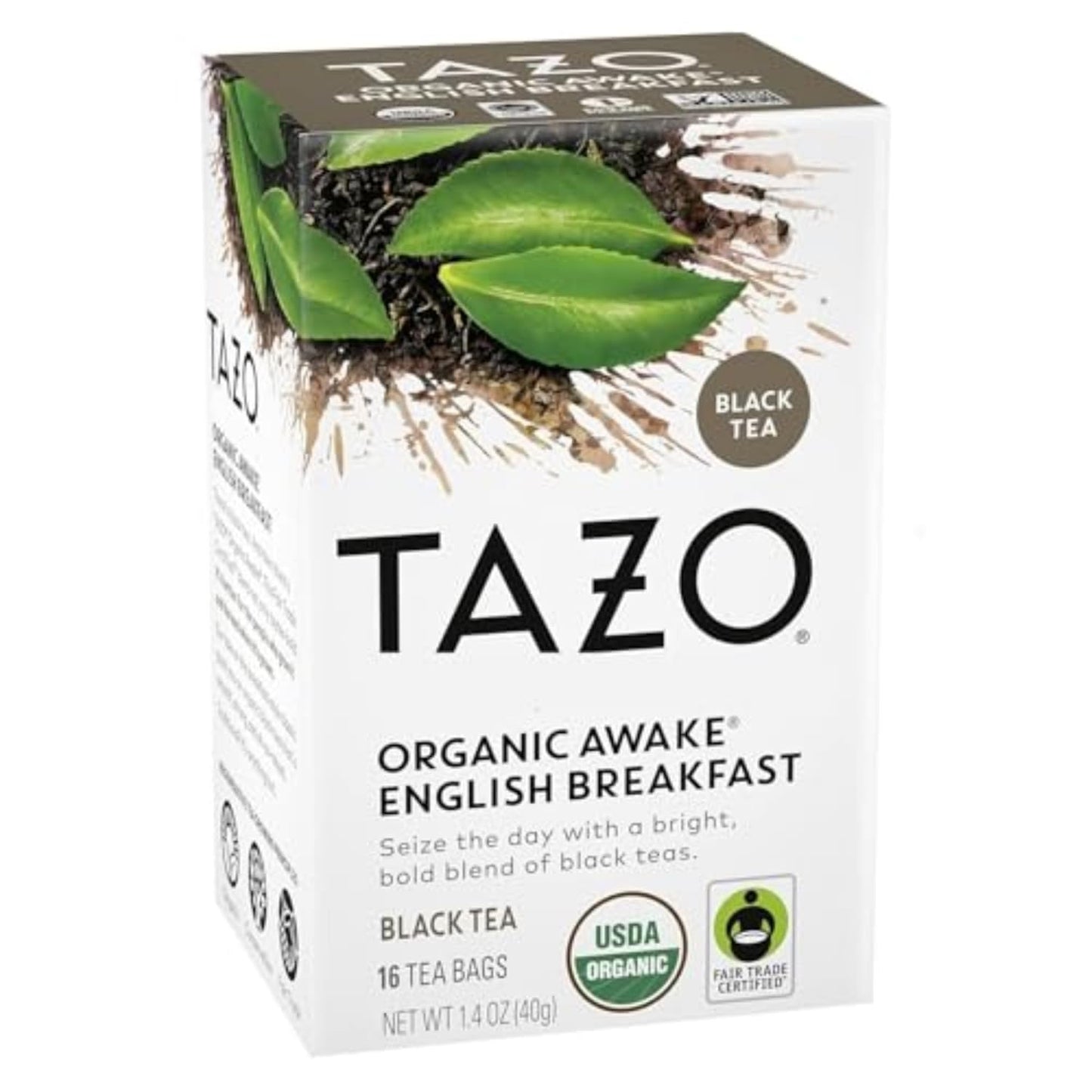 Tazo Organic Awake English Breakfast Black Tea – Thoughtful Black Tea Gift for Tea Enthusiasts