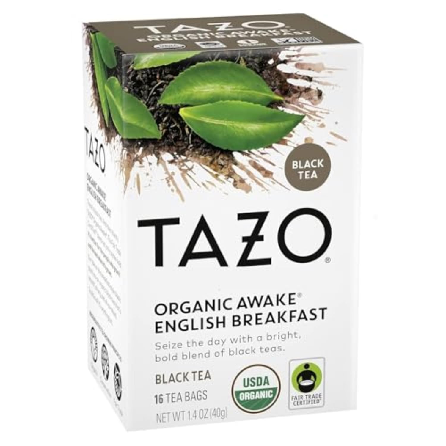Tazo Organic Awake English Breakfast Black Tea – Thoughtful Black Tea Gift for Tea Enthusiasts