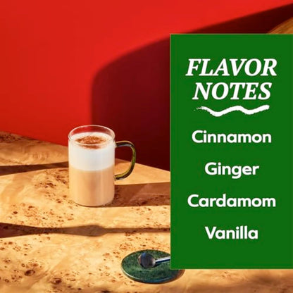 Tazo Organic Chai Latte Concentrate for Home Wellness Rituals, Calming Spiced Tea Pick-Me-Up