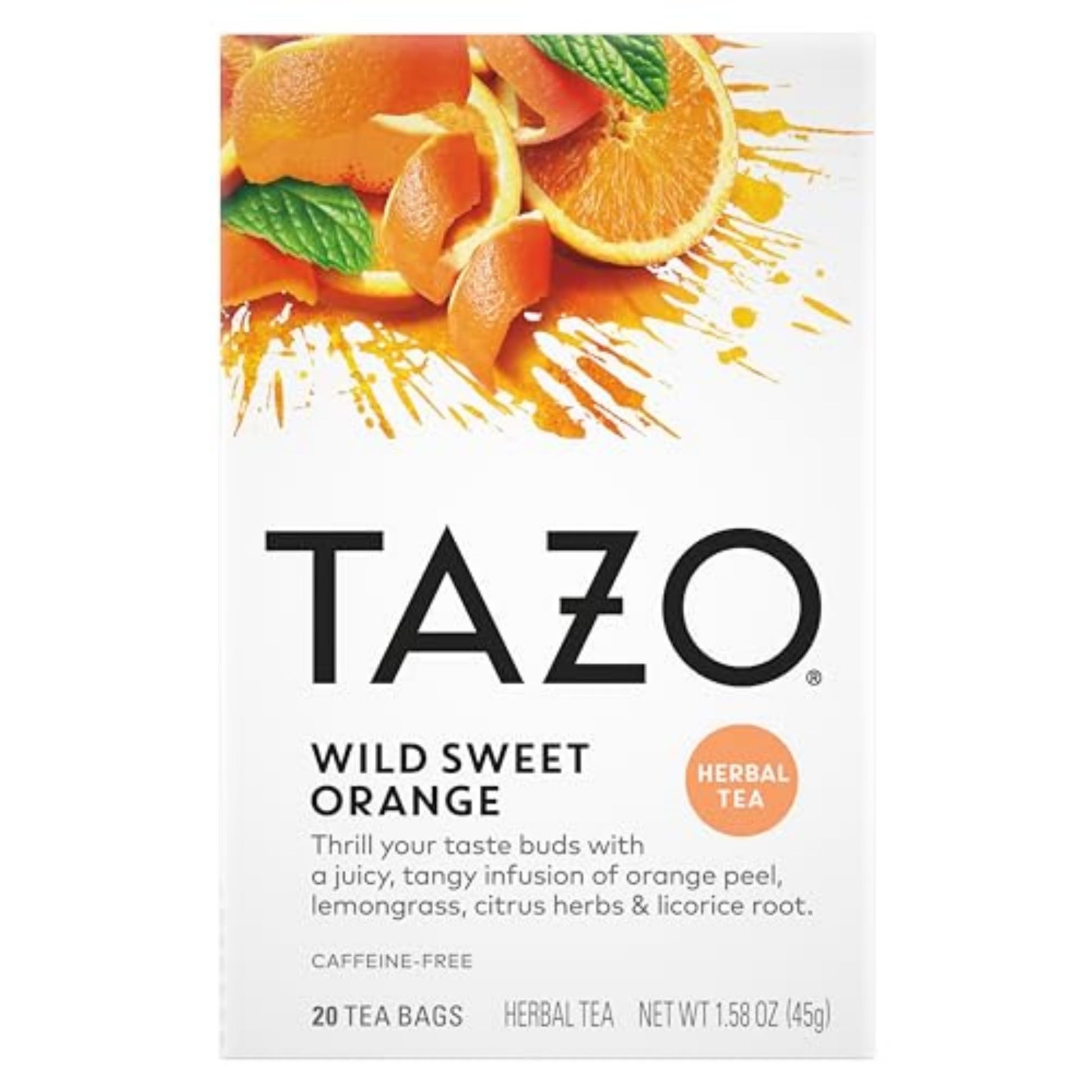 TAZO Passion Herbal Tea – Office Breakroom Herbal Supply for Shared Pantry Stocking