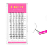TDANCE Time-Saving Premade Spike Eyelashes – 0.07mm Pre-Fanned Design for High-Volume Lash Artists Managing Daily Appointments
