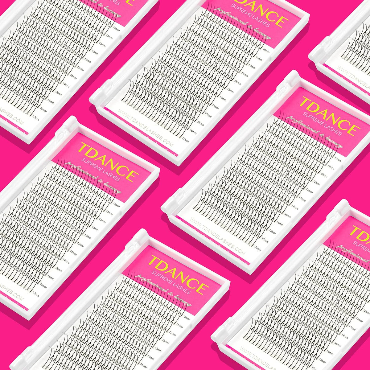 TDANCE Time-Saving Premade Spike Eyelashes – 0.07mm Pre-Fanned Design for High-Volume Lash Artists Managing Daily Appointments