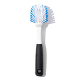 OXO Good Grips Dish Brush – Senior-Safe Dishwashing Brush with Soft Ergonomic Handle, Secure Hold with Soapy Hands