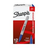 Sharpie Permanent Markers Fine Tip Red 12 Count – Office Desk Supplies for Labeling File Folders and Bins