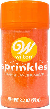 Wilton Sparkling Sugar Sprinkles Orange – Fun Baking Gift for Mom Who Loves Cupcake Decorating
