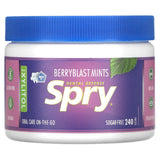 Spry Xylitol Peppermint Mints Sugar Free Candy - Discreet Meeting Breath Freshener for Home Office Desk, 45 Count