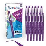Paper Mate Flair Purple Felt Tip Pens – 0.7mm Medium Point Safe Markers for Kids' Homework and Craft Projects