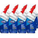 CloroxPro Clorox Manual Toilet Bowl Cleaner with Bleach – Fast-Turnover Restroom Cleaner for Hotels and Restaurants Between Guests, 24 oz Case of 12
