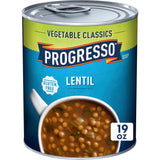 Progresso Lentil Soup – Simple Pantry Essential for Uncluttered Kitchens, 19 oz Ready-to-Heat