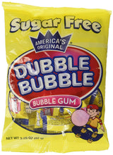 Dubble Bubble Sugar Free Gum - Diabetic Friendly Chewing Gum for Sweet Craving Control, Sorbitol Sweetened 3.25 oz Bag