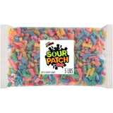 SOUR PATCH KIDS Soft & Chewy Gummy Candy, Bulk Candy 5 lb – Playroom Snack Jar Refill and Piñata Stuffing