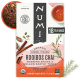 Numi Organic Rooibos Chai Tea – Microplastic-Free Tea Bags for Safer Brewing, Glue and Bleach Free