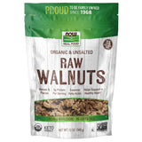 NOW Foods Organic Walnuts Raw Halves and Pieces – Trail Mix Ingredient for Camping and Hiking