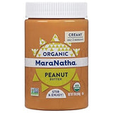 MaraNatha Organic Creamy Peanut Butter for Mindful Mornings, Clean-Ingredient Pantry Staple