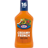 Kraft Creamy French Dressing – Family Pantry Staple for Kid Lunchboxes, 16 fl oz Bottle
