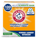ARM & HAMMER Powder Laundry Detergent, Alpine Clean, 9.56 lb, 155 Loads – Calming Fresh Scent for Bedroom Linen and Wellness Rituals