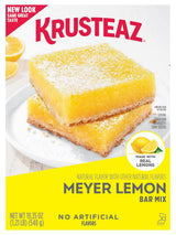 Krusteaz Meyer Lemon Bar Mix – Bright Citrus Dessert for Mindful Baking Rituals, Real Meyer Lemons