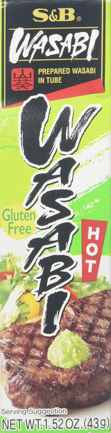 S&B Wasabi Tube – Thoughtful Housewarming Gift for Sushi Lovers, Ready-to-Use Japanese Condiment