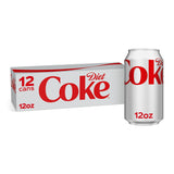 Diet Coke Soda – Desk-Side Caffeine-Free Focus Drink for Remote Workdays, 7.5 fl oz Mini Cans (12 Pack)