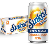 Sunkist Zero Sugar Orange Soda – Caffeinated Afternoon Pick-Me-Up for the Home Office