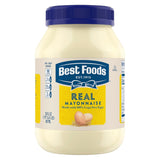 Best Foods Real Mayonnaise for Clean-Label Home Cooking, Made With 100% Cage-Free Eggs, Gluten-Free 30 oz Jar