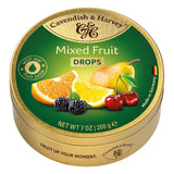 Cavendish & Harvey Heritage Fruit Candy in 200g Brushed Tin – High-End Confections for the Curated Dessert Display