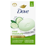 Dove Beauty Bar Cool Moisture – Cucumber & Green Tea Soap Gift Set for Women Who Love Skincare