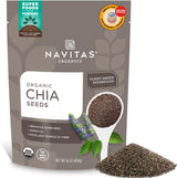 Navitas Organics Chia Seeds – Thoughtful Wellness Gift for Health Conscious Friends and Plant Based Eaters