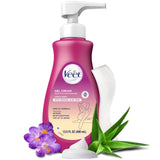 Veet Botanical-Infused Depilatory Gel – Luxury Hair Removal with Fresh Aloe & Violet Blossom Elegance