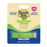 Banana Boat Travel Lip Balm SPF 45 – Non-Toxic Sun Care for Safe Family Beach Days